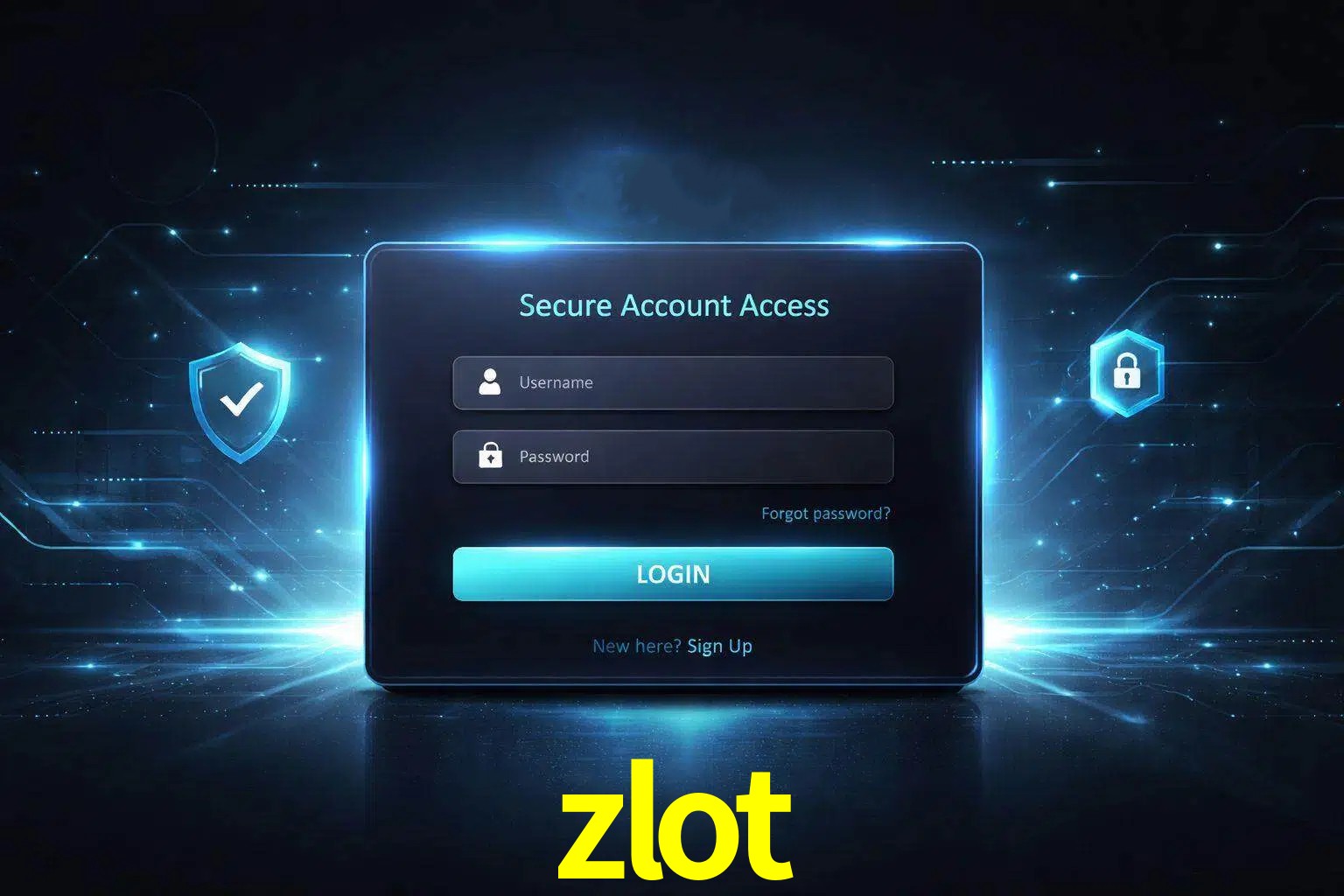 Pantalla de inicio de sesión de cuenta zlot para usuarios en México