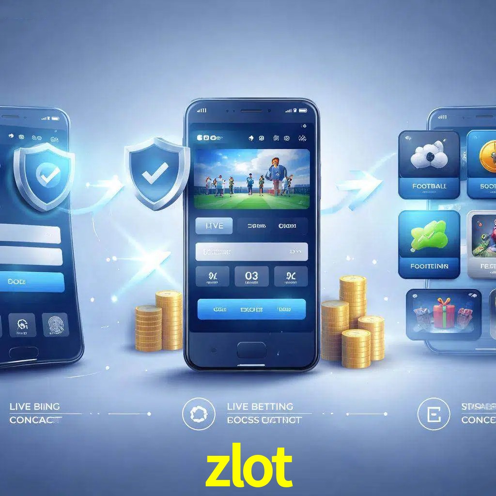 Pasos de acceso a la app zlot en pantalla de teléfono móvil